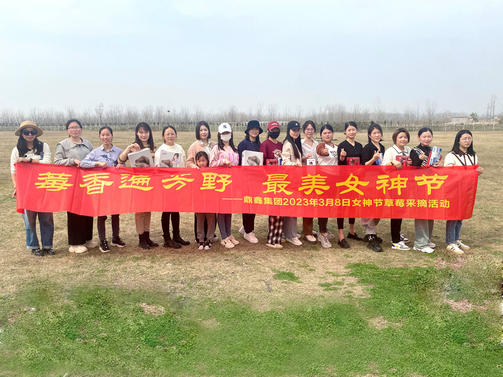 莓香遍芳野  最美女神節(jié)——鼎鑫集團(tuán)3.8女神節(jié)草莓采摘活動報(bào)道